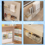 Lae Nuvole Wall Organizer, 2-Pack Clear Adhesive Shelves for Narrow Space