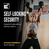 Element 26 Self-Locking Weight Lifting Belt Premium Weightlifting Belt for Serious Functional Fitness,Olympic Lifting Athletes (XX-Large,Black),‎W6-YIZK-KIY9-$P