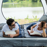 TIMBER RIDGE 20-Second Quick Set-Up Camping Cot, Lightweight Aluminum Folding Cot with Zipper Closure, Portable Carry Bag Included for Camping, Travel and Outdoors, Support up to 225lbs, Blue