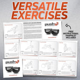 PushX3, Workout Equipment, Fitness Equipment, Pushup Handles, Push Up Bars, Exercise Equipment, Work From Home Fitness, Abs Workout Equipment, Gym Accessories, Home Gym, Grip Strength Trainer PushX3