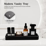 YMXYJM Bathroom Accessories Set, 4 Pcs Bathroom Accessory Set, Soap Dispenser, Toothbrush Holder, Qtip Holder Set, Bathroom Sets Complete, Bathroom Sink Set for Modern Home,Matte Black