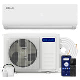 DELLA Vario Series 24000 BTU Mini Split AC, 2 Ton 21 SEER2, Work with Alexa and Wifi, 230V Ductless Inverter System, Cools Up to 1500 Sq.Ft, Pre-Charged Heat Pump and 16.4ft Installation Kits