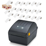 ZP 230D (ZP450 Replacement) Label Thermal Bar Code Printer | USB, Serial, and Parallel Connectivity 203 DPI Resolution | 4" x 6" Direct Thermal | 250 x 20 Rolls = 5000 Labels Included