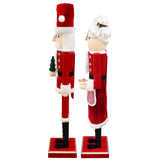 Prime Retreat Giant Nutcracker Mr. & Mrs. Claus Set