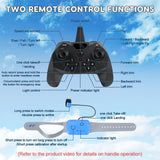 RC Plane Remote Control Airplane Toy 2025 New Remote Control Plane Fighter Jet 2-Way Remote Control Methods (Normal+Watch), 360° Flip Fighter Jet Toy, Gravity Sensing, Stunt Roll, Gifts for Kids Boys