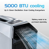 Countrymod Portable Air Conditioner Camping 5000BTU Fast Cooling Portable Ac Unit 110V AC Tent Air Conditioner with Remote Control Portable Ac for Camping, Tent, RV, Boat and Fishing