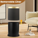 onlcuk Smart Bathroom Trash Can Garbage Can with Lid, 2.8 Gallon Motion Sensor Trash Bin