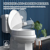 toilet seat risers for seniors, Slow Close, Elevated toilet seat CcBello
