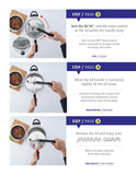 Universal (6.3 Quart / 6 Liter) Pressure Cooker, 7 Servings, Aluminum Pressure Cooker With Multiple Safety Systems and Heat Resistant Handles For Stews, Soup, Meat, and Beans