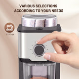 AYCHIRO Burr Coffee Grinder, Adjustable Coffee Bean Grinder Electric with 14 Grinding Settings,2-12 Cups for Espresso, Drip Coffee and French Press