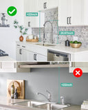 Fapully Commercial Pull Down Kitchen Sink Faucet with Sprayer Brushed Nickel