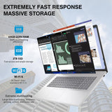 HP 17 Inch Laptop Touchscreen Computer, 17.3 HD+ Touch Screen Business Laptop PC