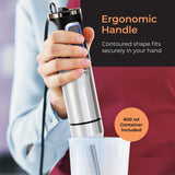 MuellerLiving Immersion Hand Blender Full Set - 8 Speed Immersion Blender, Hand Mixer with 7 Attachments: Stainless Steel Blade, Whisk, Milk Frother, Beater, Mixing Hooks, Potato Masher, Chopper Bowl