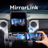 Car Stereo Radio Compatible with Toyota Tundra 2014-2021 with Wireless CarPlay Android Auto, Android 15 Head Unit, 9.7 Inch Touchscreen Support Bluetooth, FM/GPS/WiFi/Mirror Link/Backup Camera