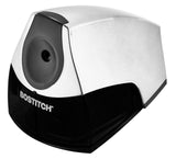 Bostitch Office Electric Pencil Sharpener, Heavy Duty Powerful Stall-Free Motor, High Capacity Shavings Tray, Chrome Metallic