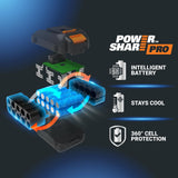 WORX Nitro 80V Cordless Leaf Blower, 800 CFM 150 MPH, Brushless Backpack Electric Leaf Blower WG572, Turbine Fan