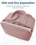 Travel Toiletry Bag, Lightweight Large Wide-open BAGSMART