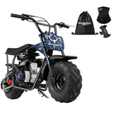 BRM100 Mini Dirt Pit Bike 105cc 4-Stroke Off Road for Teens Adults 220 LBS