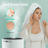 Y&O Steam Humidifier Large Room, 10L/2.64Gal Whole House Humidifier with 304 Stainless Steel Heater, Filterless, No White Dust, Warm Mist Humidifier for Baby Bedroom, 1200ml/h Output
