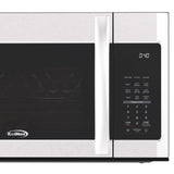KoolMore 1.9 Cu. Ft. Over the Range Microwave Oven with Oven Lamp and 300CFM Recirculation Vent Hood Function, Auto Cook Menus, Reheat Function, 11 Power Levels, Timer, and Weight Defrost (KM-MOT-2SS)