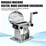Manual Shredder, Hand Crank Raffia Shredding Machine for Crafting, Vegetables, and Paper - Durable, Easy to Use, Ideal for Home and Garden Projects