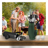 Golf Gifts for Men Grilling Accessories 8pcs Golf BBQ Grill Tools Utensils Set, Easter Basket Stuffers + More.