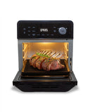 Nuwave 2026 Air Fryer Oven & Grill Comb, Plug-in Powered Grill Plate for True Char Flavor & Marks, 2-Layer Glass Door, Cooler Exterior, 150 Presets, Temp Probe, 500°F, Stainless Steel, 700/1500/1800W