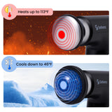 Setkenz Massage Gun with Heat and Cold Head – Deep Tissue Muscle Massager for Pain Relief – 10 Heads – Quiet, Portable, Hot & Cold Therapy – Full Body Recovery for Athletes & Professionals