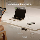 Desktronic HomePro Standing Desk 60x30 — Made in Europe, Ergonomic Sit Stand Home Office Desk, Electric Height Adjustable, Dual Motor