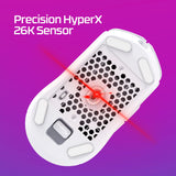 HyperX Pulsefire Haste 2 – Wireless Gaming Mouse- Ultra Lightweight, 61g, 100 Hour Battery Life, Dual Wireless Connectivity, Precision Sensor - Black
