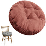 Round Chair Pads - Comfortable Kitchen Seat Pads - Non-Slip Washable
