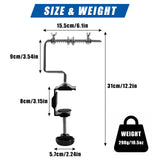 Fishing Line Spooler Portable Fishing Line Winder Spooler Machine Adjustable Stable Reel Spooler with Clamp Spooling Station System for Spinning Casting Reels
