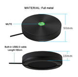 Conference USB Microphone, 360° Omnidirectional Metal Microphone with AI Echo and Noise Cancellation for Meeting Room & Home Office Matosio