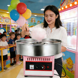 1000W 110V Commercial Electric Cotton Candy Machine with Sugar Scoop, 3000R/M Cotton Candy Maker Machine with Stainless Steel Large Sugar Bowl, Candy Machine for Kids Christmas Party Home