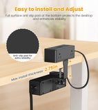 VILONG Dual Layer Desk Clamp Power Strip, 13 Outlets, 20W USB-C, 5FT Cord
