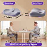 Seat Cushions for Office Chairs - Patented Extra Large Seat Cushion