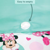 Disney Baby Minnie Mouse Tuckaway Toddler Folding Tub, Converts Shower to Bathtub, Folds to Store, Easy to Clean, Portable Baby Bathtub for Travel, 12M-5Y