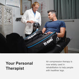 FIT KING Air Compression Recovery System, Cordless Full Leg Massager with Dynamic Pressure, Reduces Muscle Pain and Improves Circulation, Fast Recovery for Athletes (Medium)