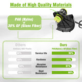 15 Pcs AC80RL3 Replacement Trimmer String for Ryobi One Plus+, 0.080″ Diameter String Trimmer Refll and AC14HCA Cover Cap Compatible with Ryobi 18v, 24v, and 40v Cordless Trimmers(12 Spools+3 Caps)