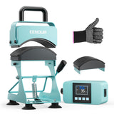 Hat Heat Press Machine with 2 Platens & Caps Stretcher, Hat Press Heat Machine for Caps with Memory Mode