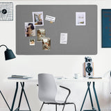 Felt Bulletin Board 60x36 inches, Decorative Pin Board for Home & Office
