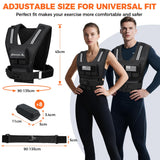 BAGAIL Weighted Vest Men, 20lb/30lb/40lb Adjustable Weight Vest for Woman with Removable Iron Weights, Women’s Rucking Vest - 20 lbs