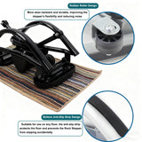 WIKONALK Rock Stepper,Portable Rock Stepper Side to Side,Rocking Steppers for Exercise at Home with Resistance Bands and Digital Display,Low-Impact Balance Board for Full Body,No Assembly