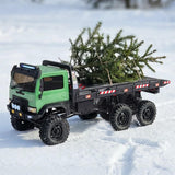 HOBBYPLUS ARKTOS 6x6 V1.5 CR18P Rock Crawler RTR All Terrain - Remote Control Car, Rock Crawler 1/18 Scale 6WD 2 Speed Transmission Off Road for Adults, RC Hobbyists (Green)