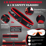 Soul Shift Boxing Reflex Ball with 2 Adjustable Headbands - MMA, Boxing Gear & Training Equipment at Home, | Hand Eye Coordination, Free Reaction Ball & Glasses Soul Shift
