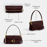 Polished Pebble Leather Tabby Shoulder Bag 26 Refresh