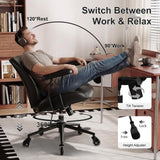 Home Office Desk Chair, Adjustable Comfy Office Chair with Wheels