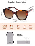 SOJOS Vintage Oversized Cateye Sunglasses Womens SJ2634