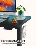 Standing Desk, 71 x 32'' Height Adjustable Sit Stand Desk with Large Splice Board Desktop Ergonomic Memory Presets Computer