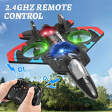 Tubokoro Foam Remote Control Airplanes RC Planes for Kids Adults, RC Airplane Fighter Jet with Light, 360° Flip Fighter Jet Toys, Stunt Roll, Airplane Toy Gifts for Kids Boys